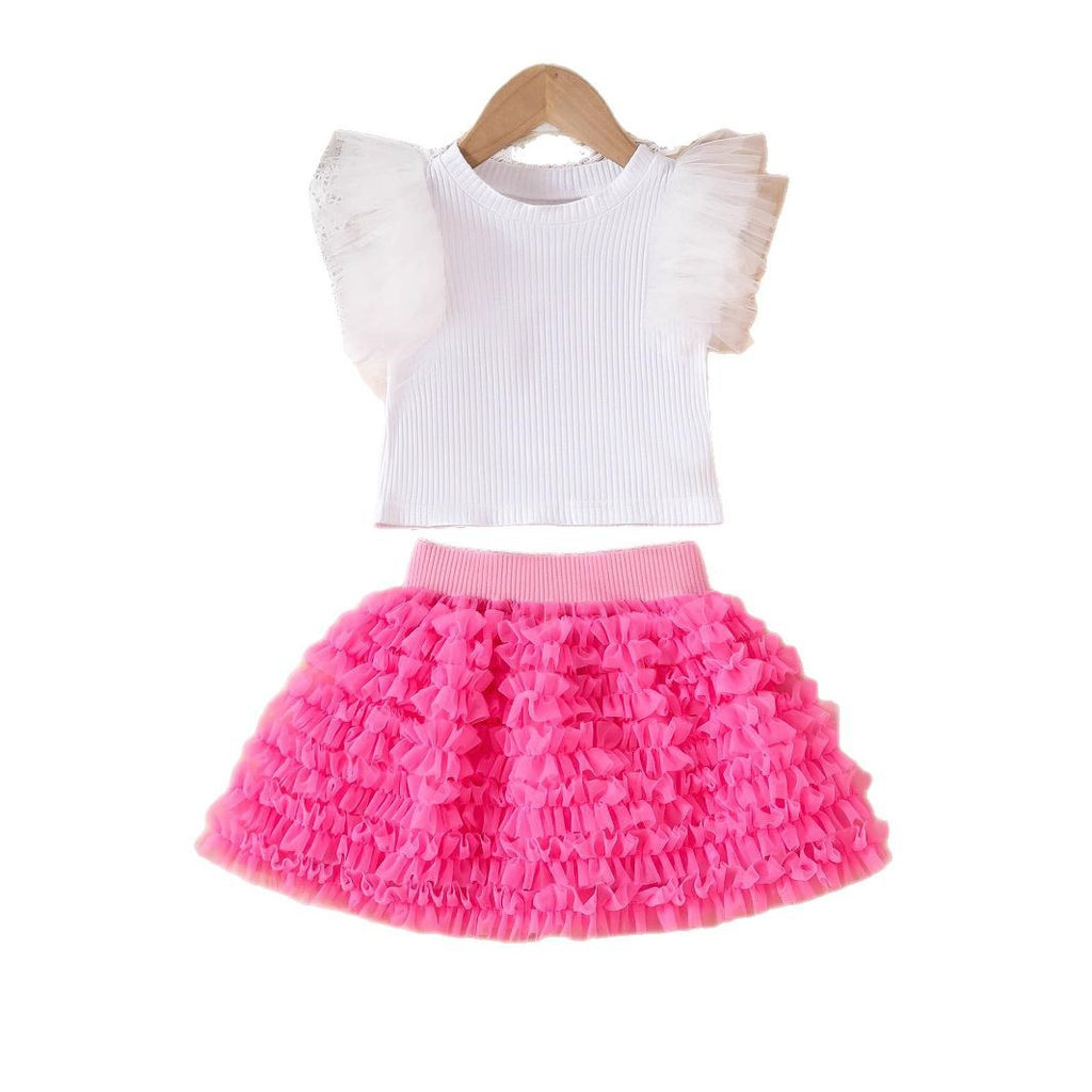 Girls Skirt 2PC Spring Set