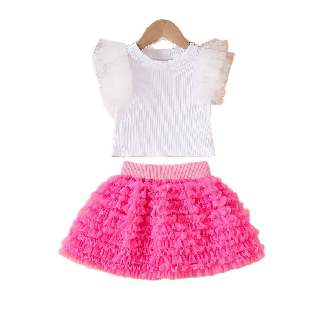 Girls Skirt 2PC Spring Set
