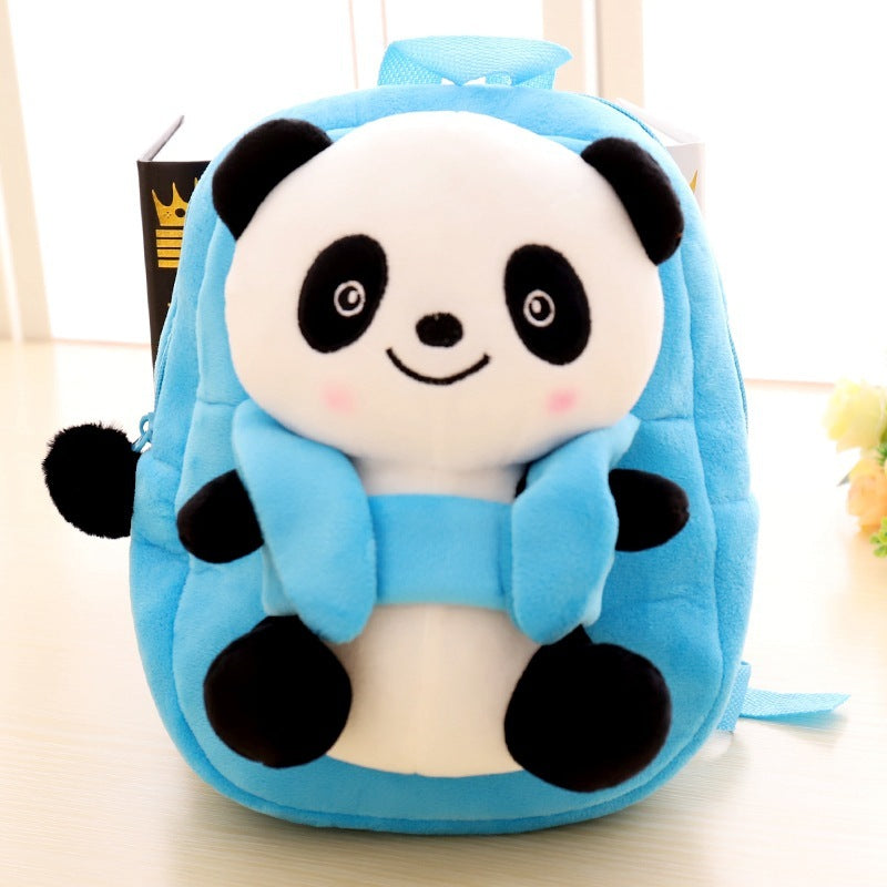 Cartoon Panda Plush Children's School Bag Girl Boy