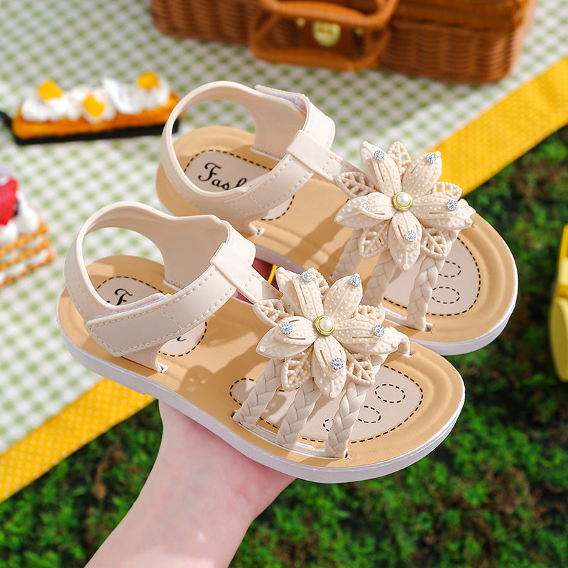 Girls' New Style Fashion Soft Bottom Sandals