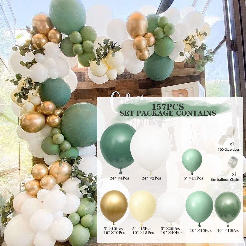 Morandi Color Balloon Decoration Birthday Party Supplies