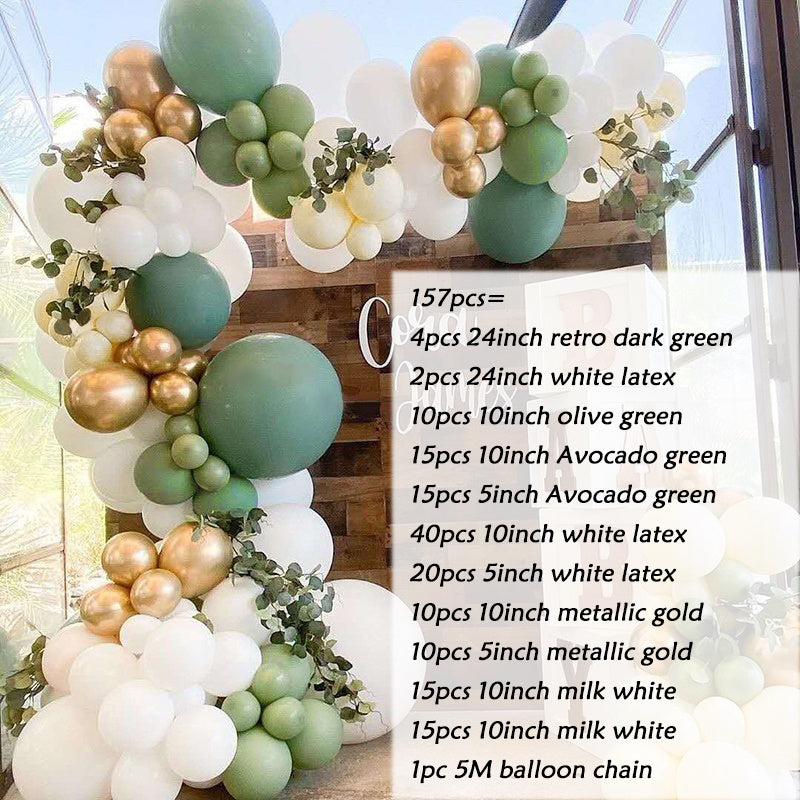 Morandi Color Balloon Decoration Birthday Party Supplies