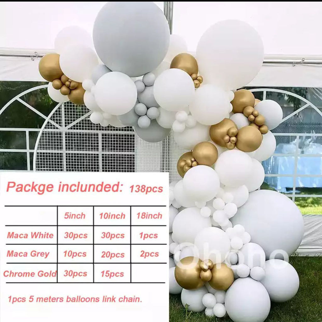 Birthday Party Decoration Balloon Garland Set