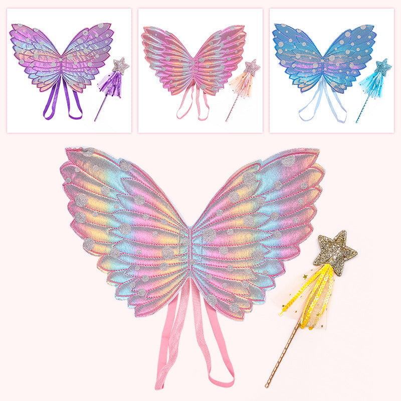 Butterfly Rainbow Wings Costume Accessories