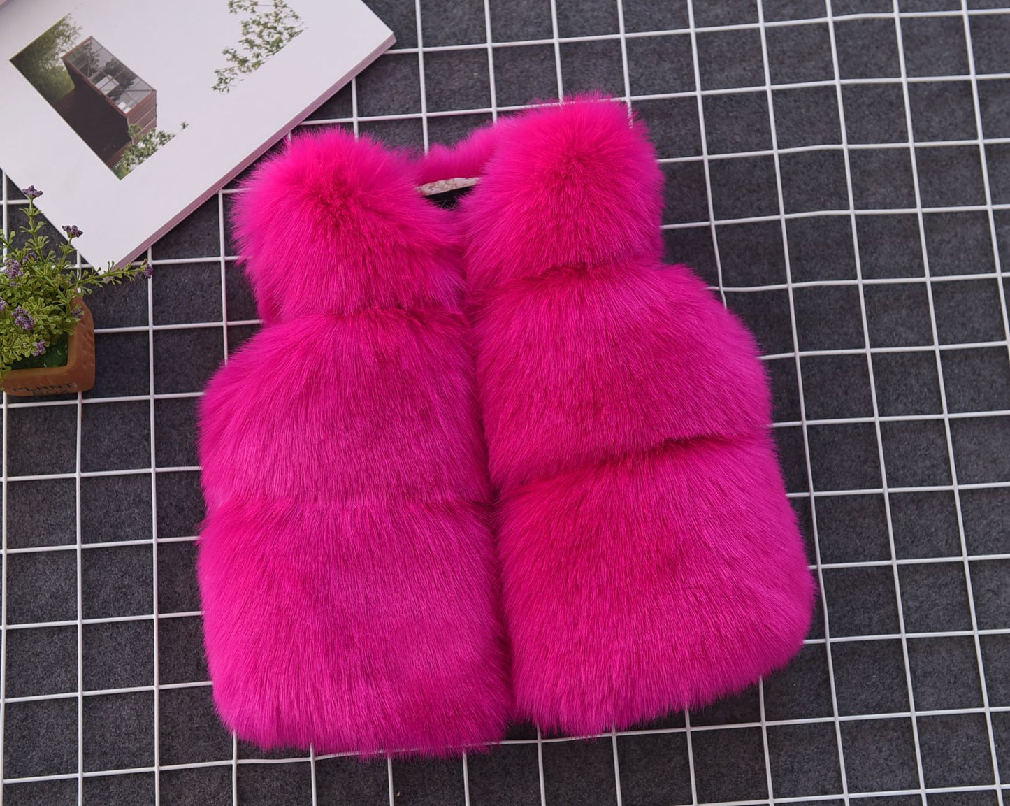 Fur Vest Short Thickened Cotton-padded Coat