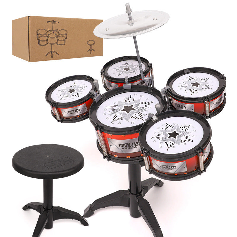 Children's Drums, Jazz Drums, Musical Toys, Percussion Instruments,  Early Education Toys