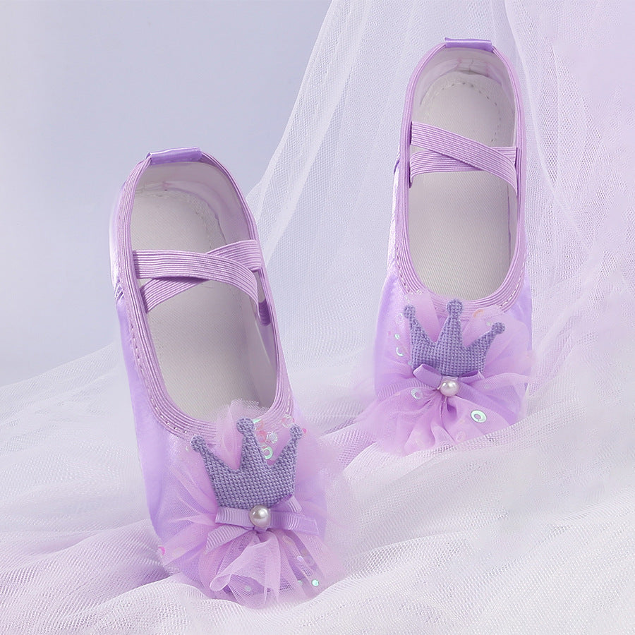 Girls' Dance Shoes Soft Bottom Training Shoes Girl Ballet Shoes