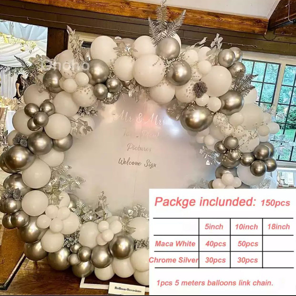 Birthday Party Decoration Balloon Garland Set