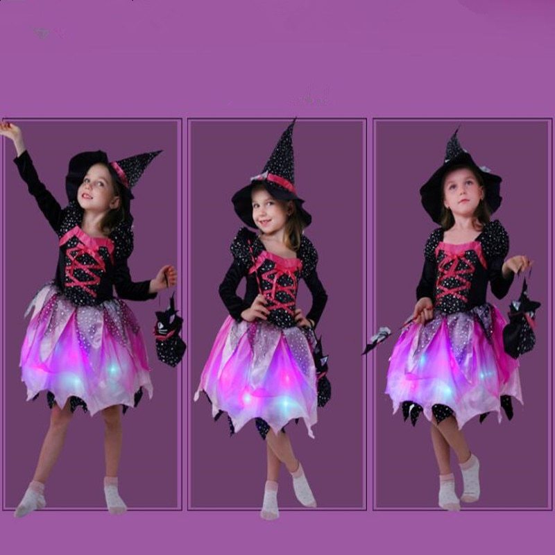 Girls' Halloween Witch Costume