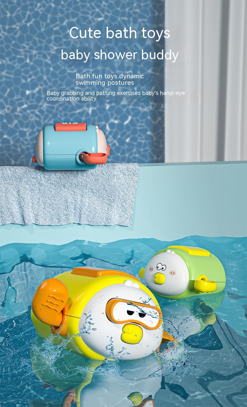 Cartoon Clockwork Bath Water Toys