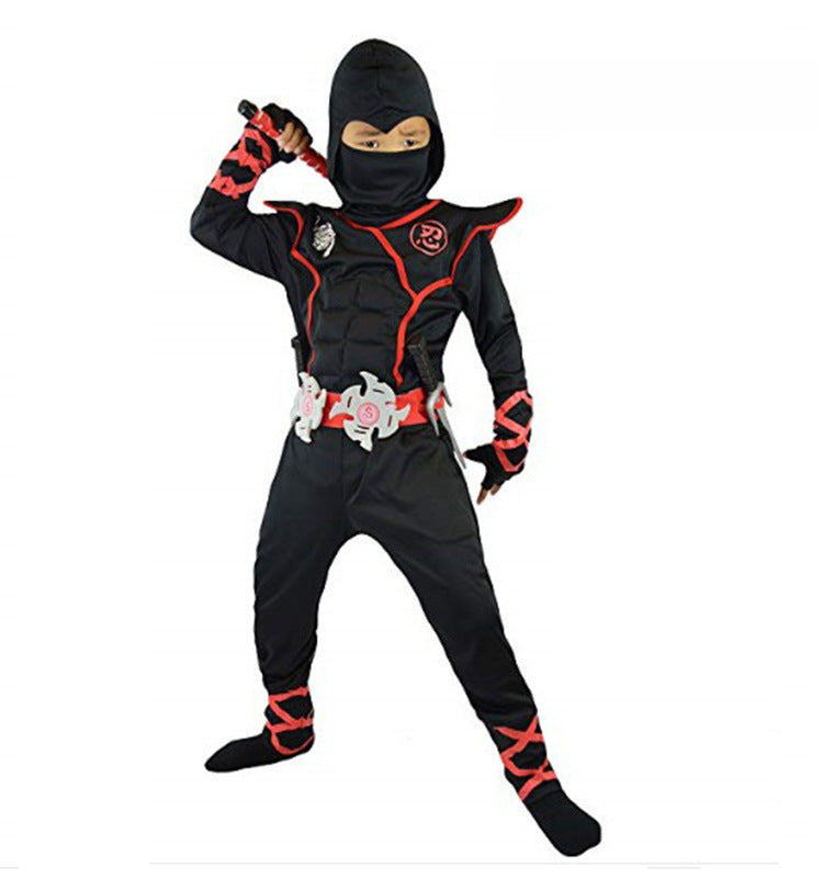 Children's Halloween Blabk Ninja Costume