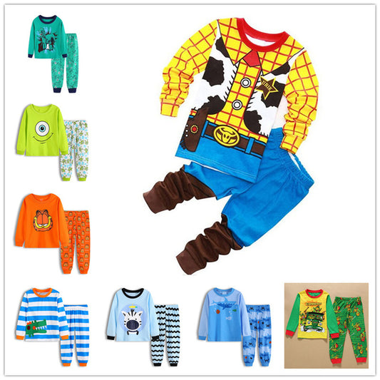 Children's Baby Toddler Outfits, Boy's Cartoon Suits, Sleepwear & Play