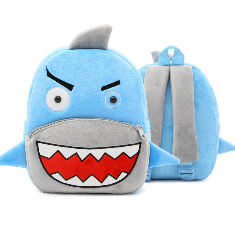 Plush Backpacks Kindergarten Cartoon School Bags Children Animal Toy Bag