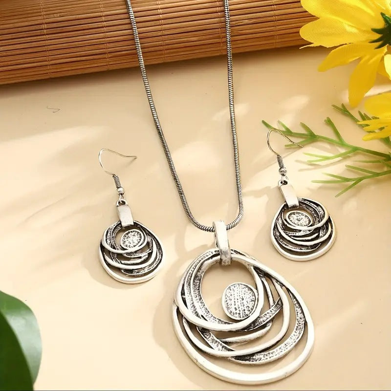 Hollow Retro Bohemian Jewellery Set