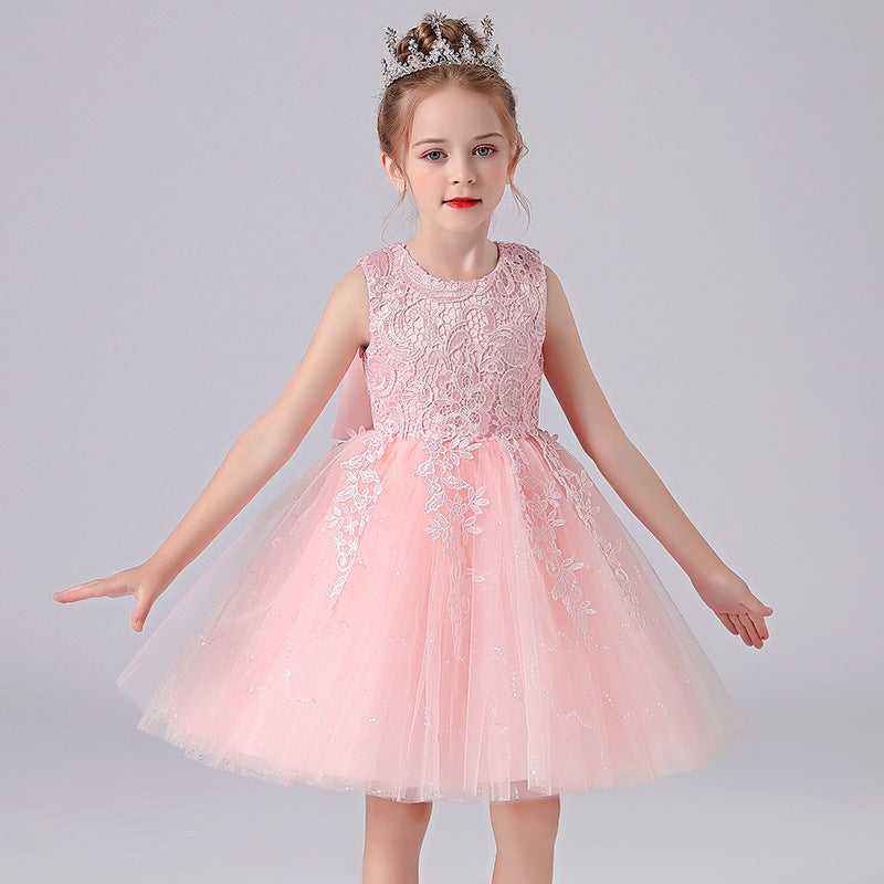 Girls' Formal Dress, Fashionable Party Princess Dress, Multiple Colors To Choose From