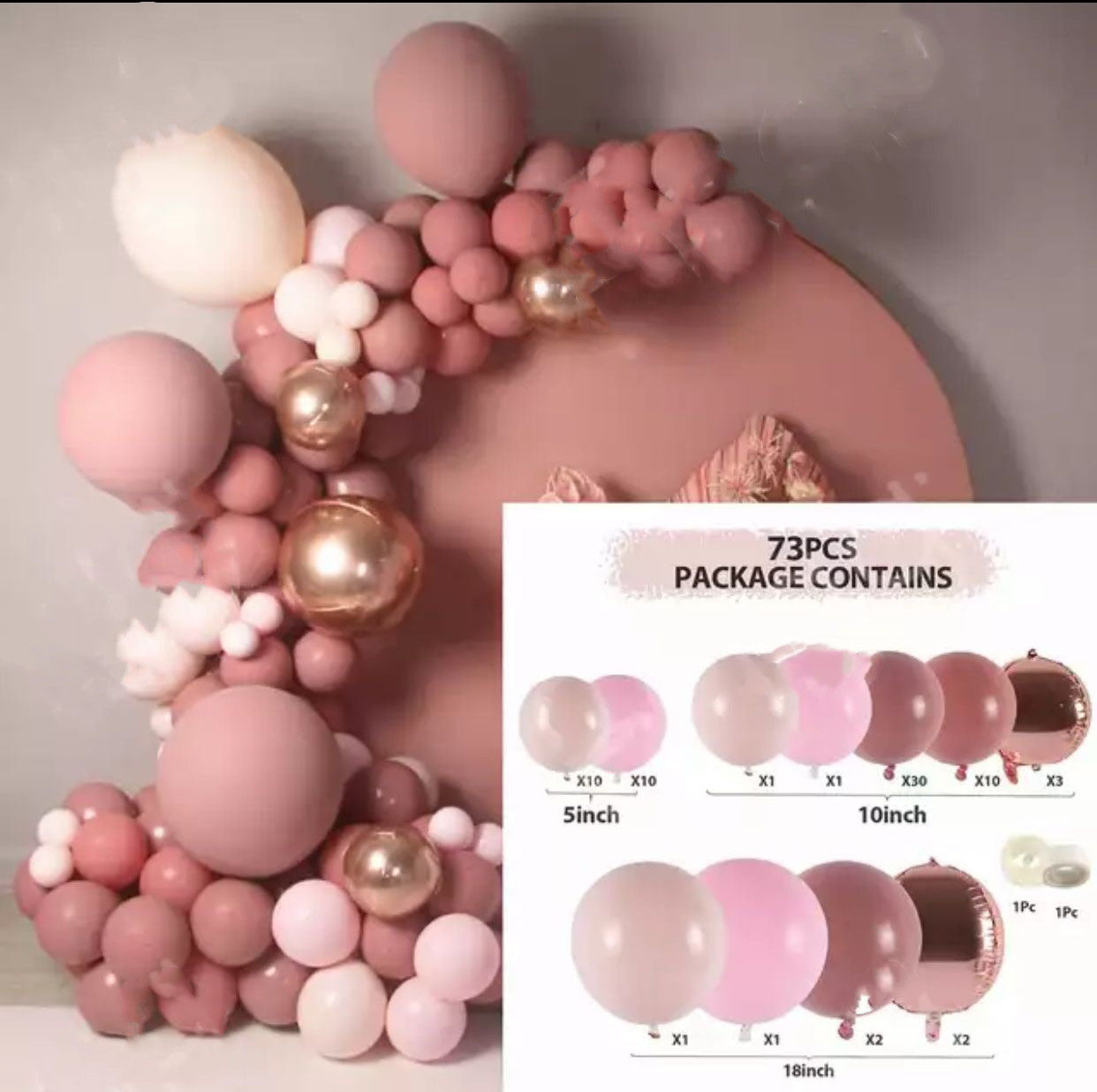 Retro Colored Irregular Balloon Arch Garland Kits, Multiple Kits Available