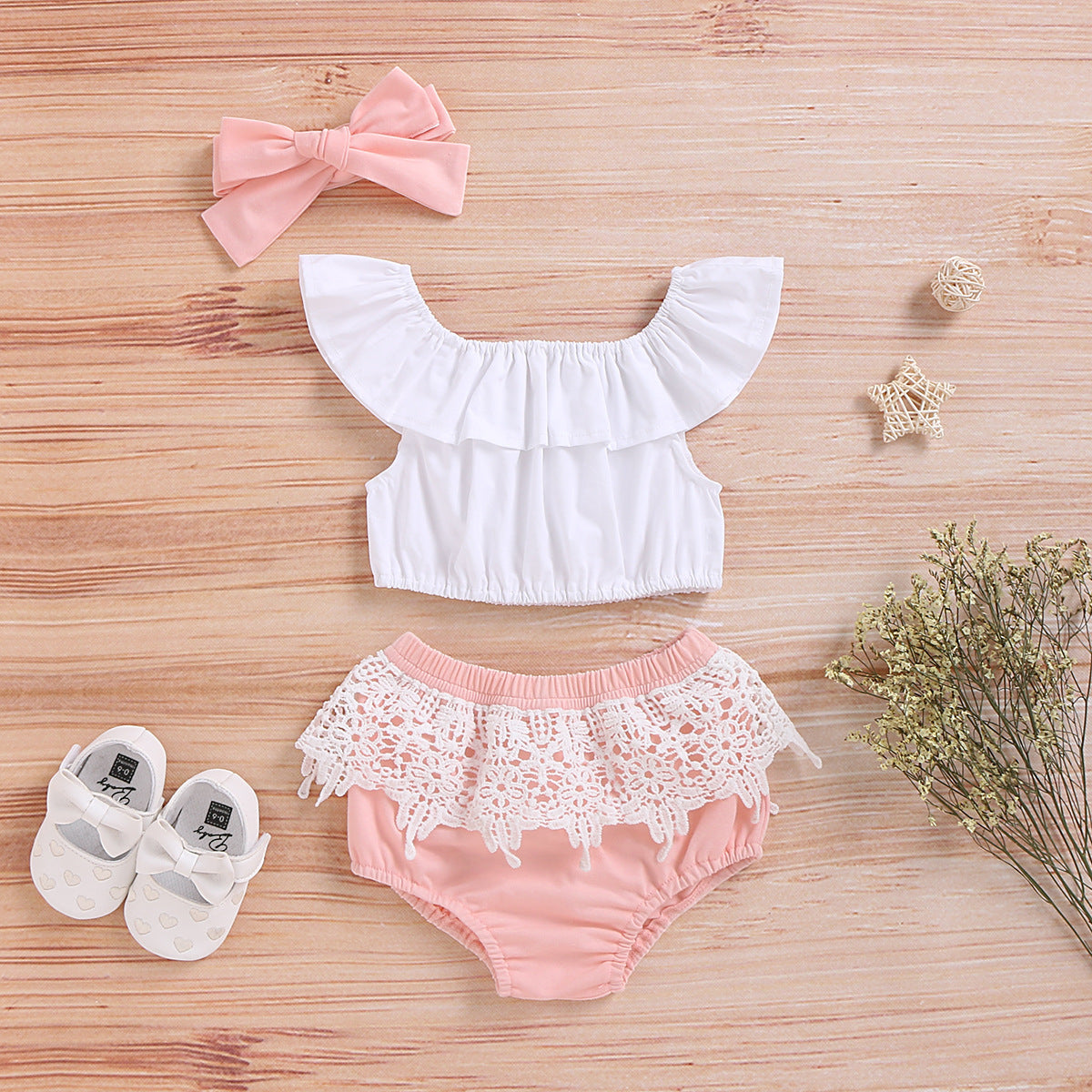 Baby/Toddler Girl 3pc Summer Outfit