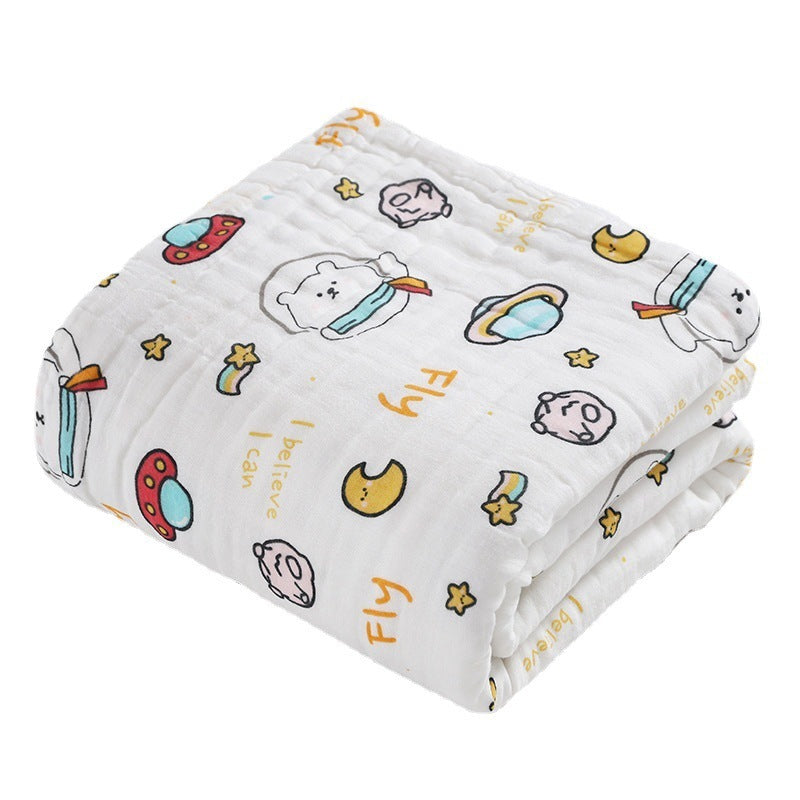 Baby/Toddler Printed Pure Cotton Gauze Blanket