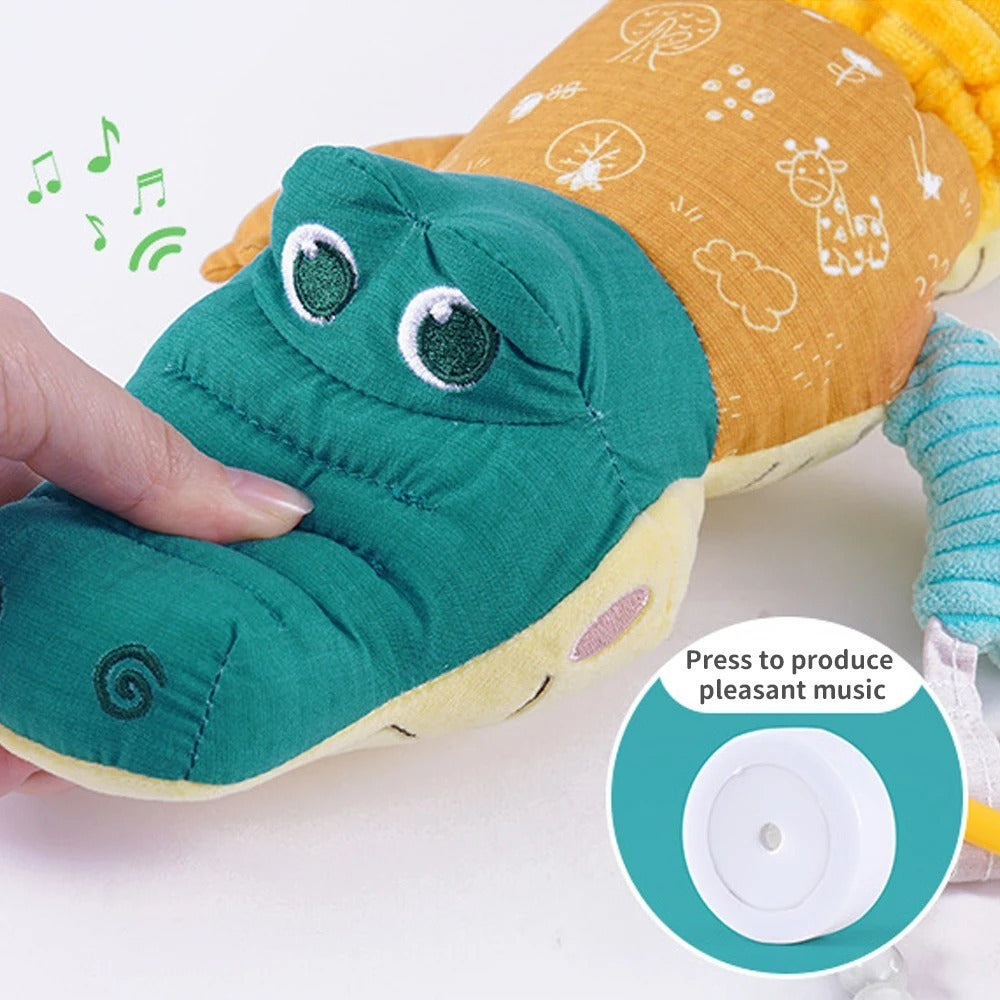 Baby Puzzle Crocodile Soothing Plush Toy