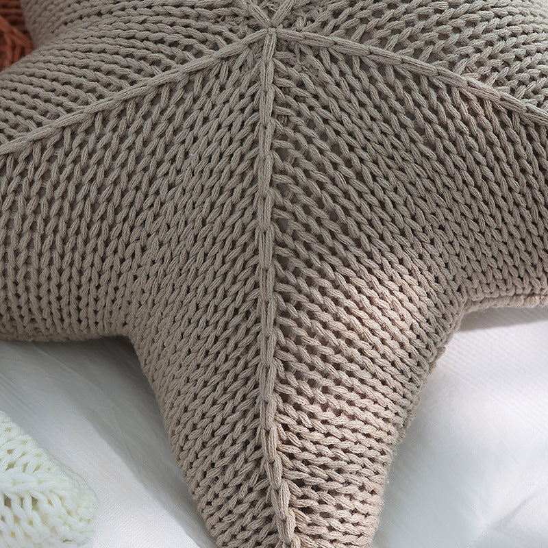 New Starfish Hand-knitted Special-shaped Pillow