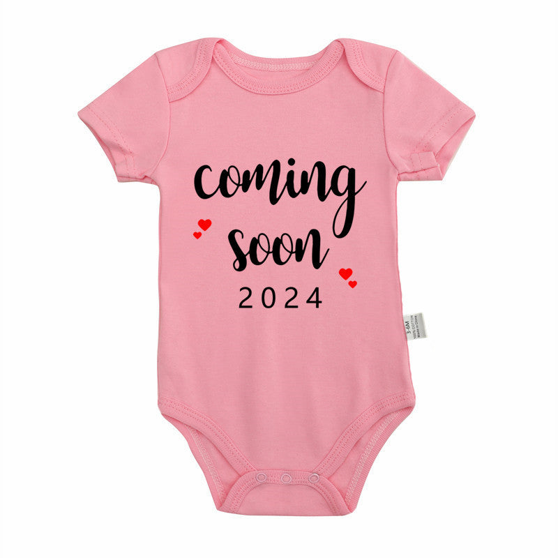 Announced Pregnancy 2024 Newborn Baby Onesie Pure Cotton Boy & Girl