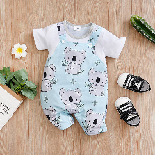 New Baby Romper Full Printed Koala Baby