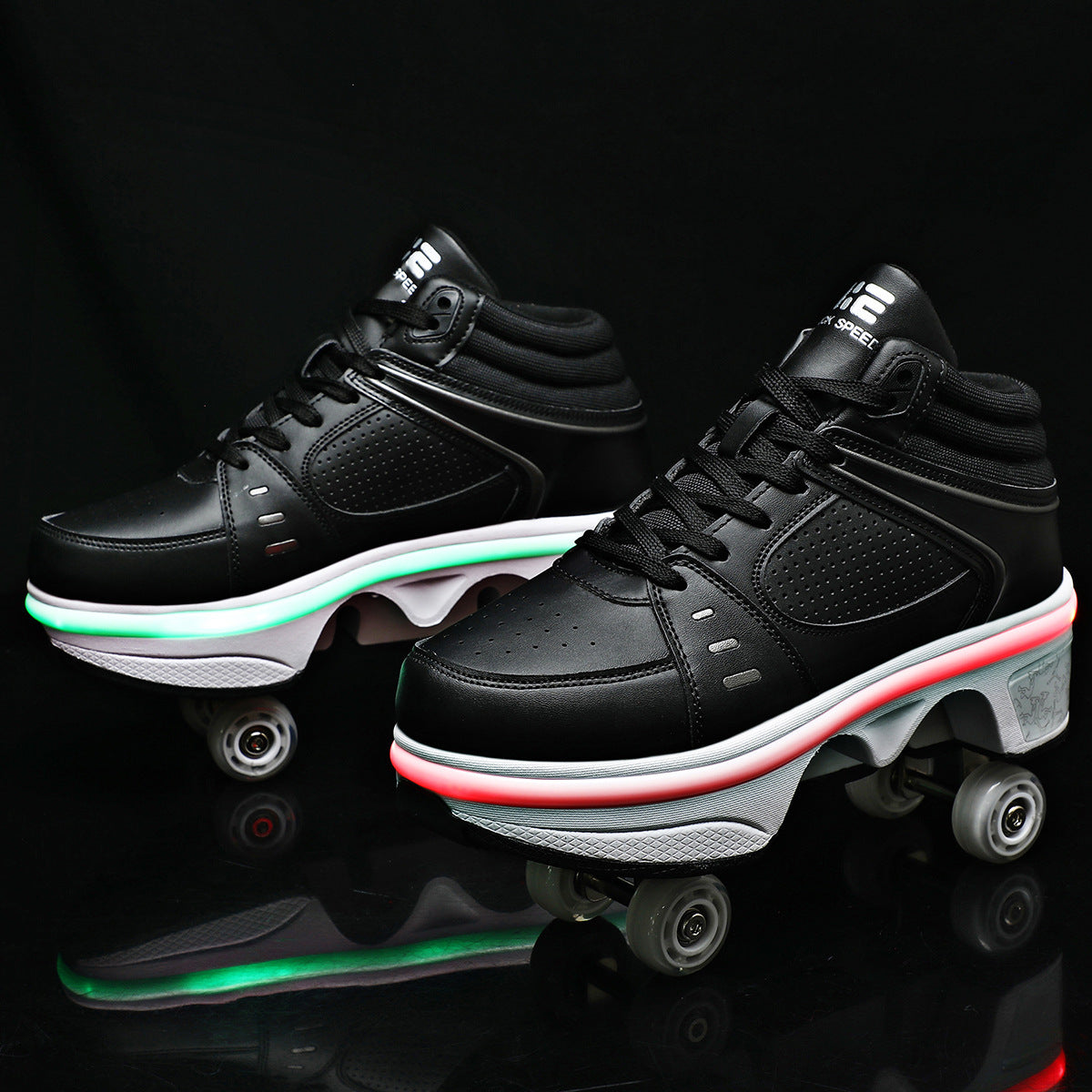 Dual-purpose Roller Skates, Double Row Roller Shoes