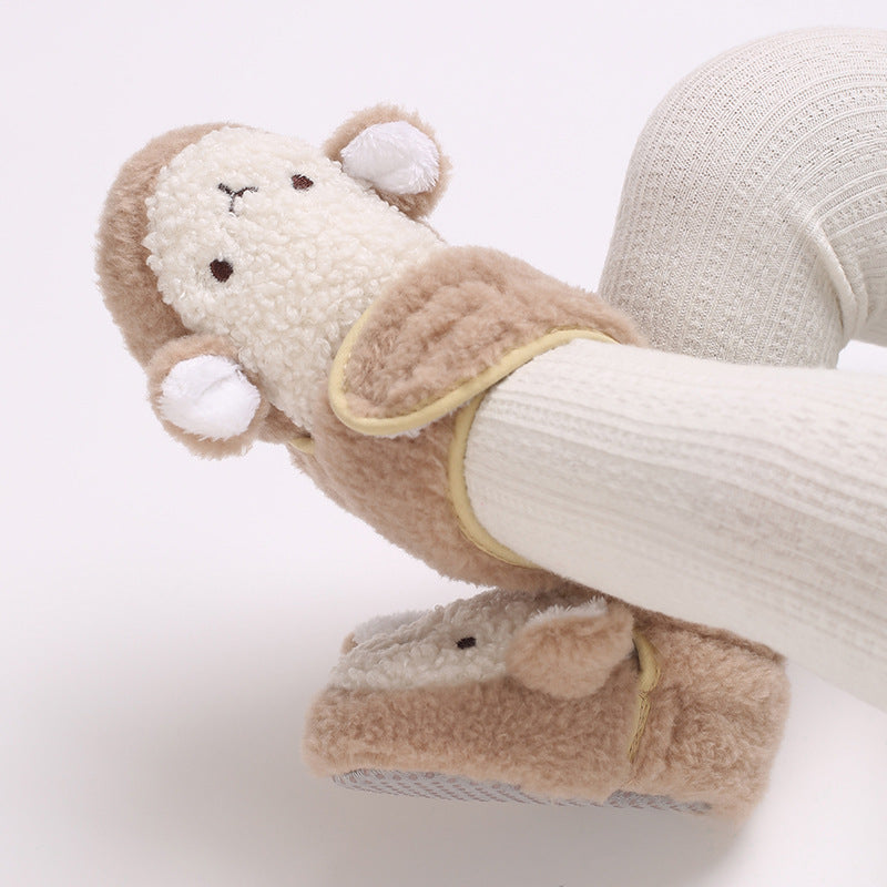 Baby Non-slip Cartoon Cotton Slippers