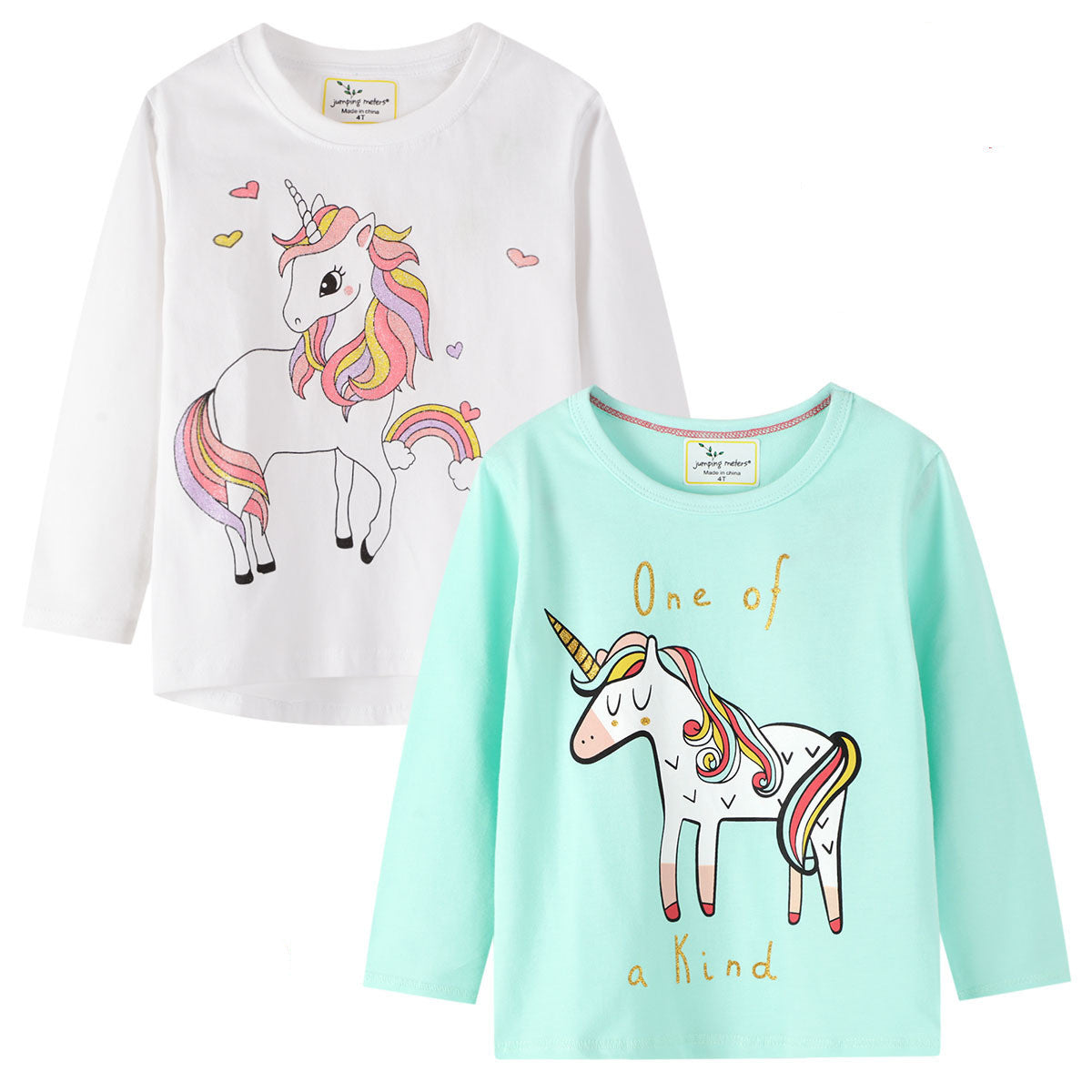 Unicorn Girls' Long-Sleeved T-Shirt