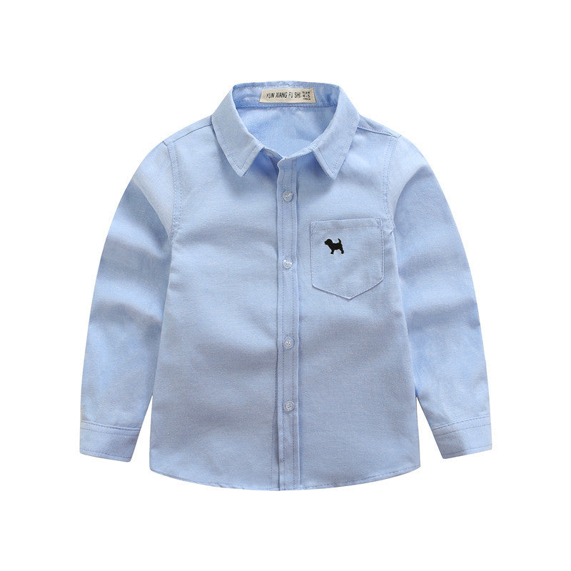 Children's Shirts Boys' Long-sleeved Dress Shirts