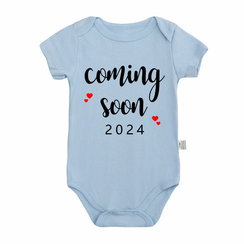 Announced Pregnancy 2024 Newborn Baby Onesie Pure Cotton Boy & Girl