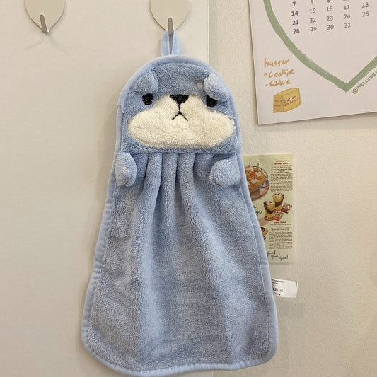 Cute Cartoon Fleece Absorbent Towel