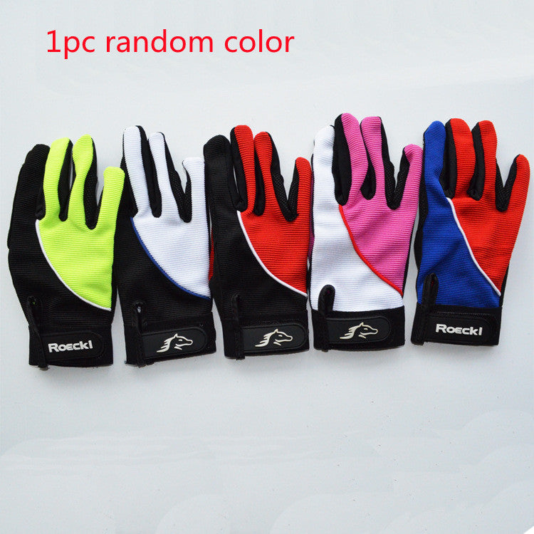 Horseman Professional Children's Equestrian Riding Gloves