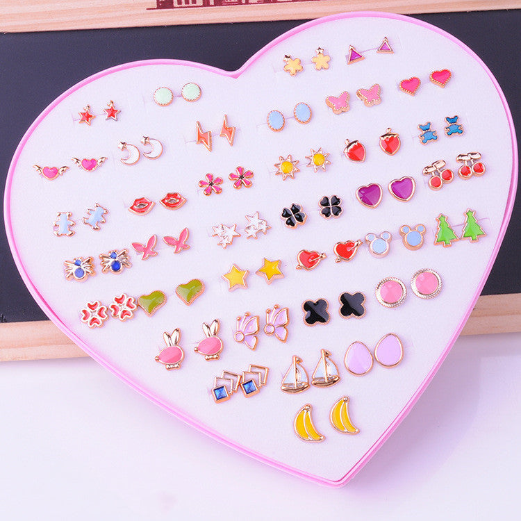 Children's Set Of Earrings For Little Girls