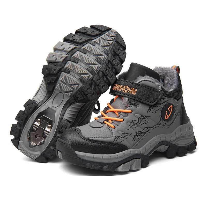 Boys' Large Cotton Hiking Shoes