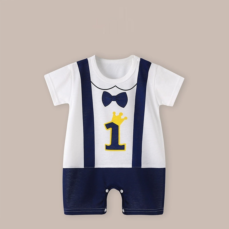 Baby Thin Short Sleeve Newborn Baby Child Jumpsuits Rompers