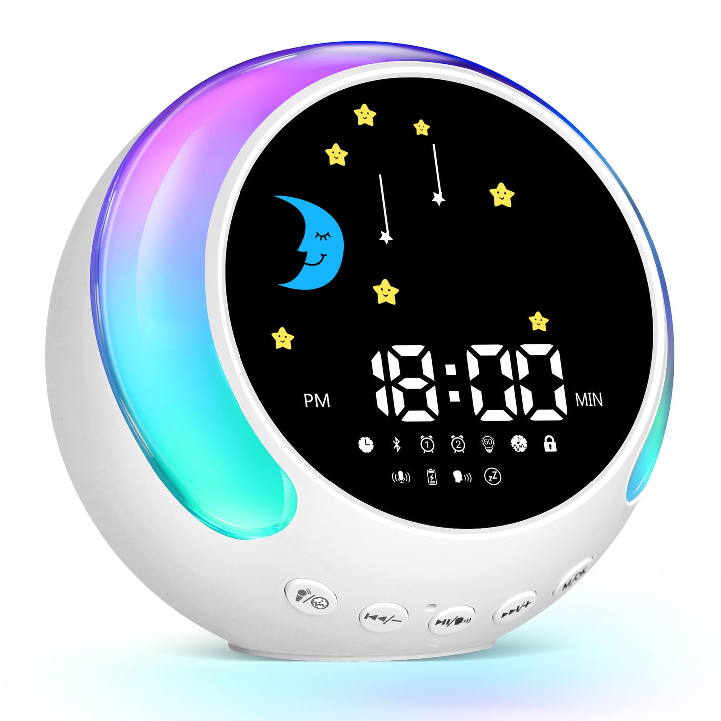 Children's Alarm Clock Bluetooth Speaker