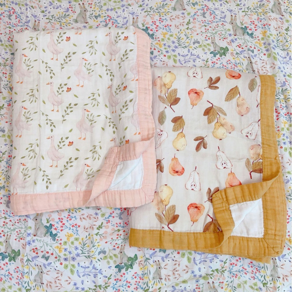 Bamboo Cotton Four-layer Yarn Single Child Cool Feeling Quilt Thin Blanket