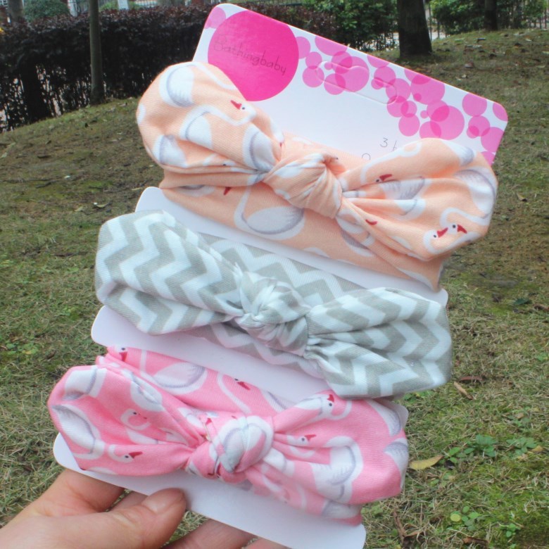 Children's Printed Headband 3pc Set