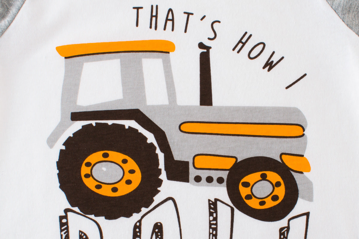 Boys' Long Sleeve Tractor T-shirt