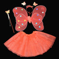 Children's Double-layer Sequined Wings 4-Piece Set