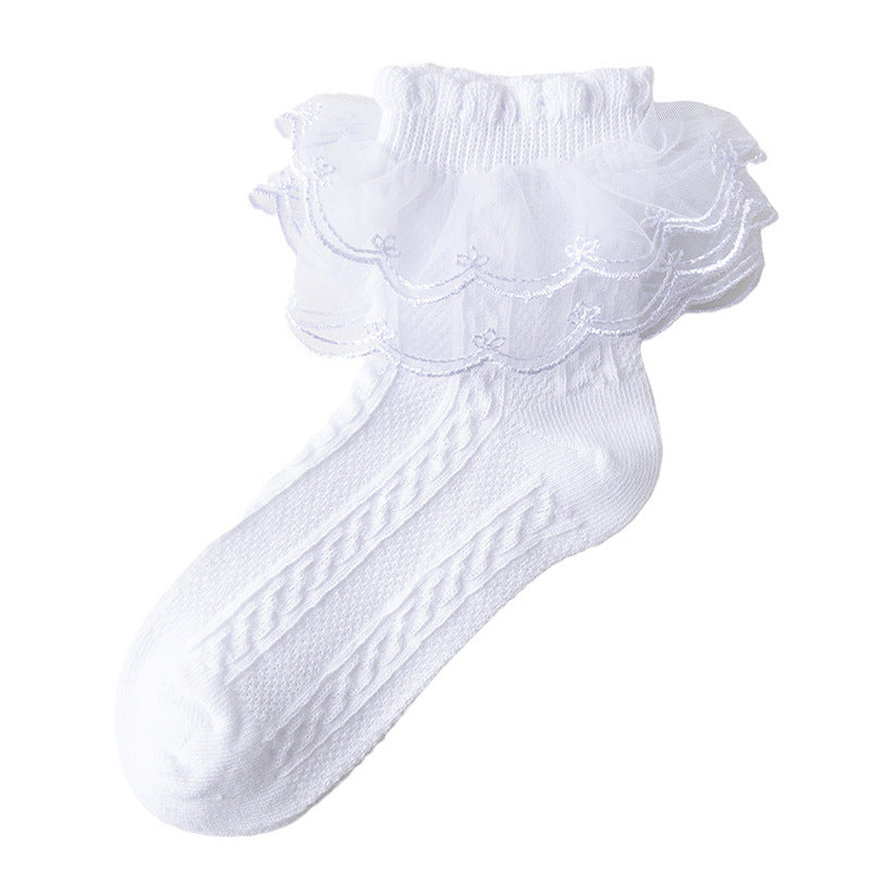 Lolita Style Girls' Lace Socks
