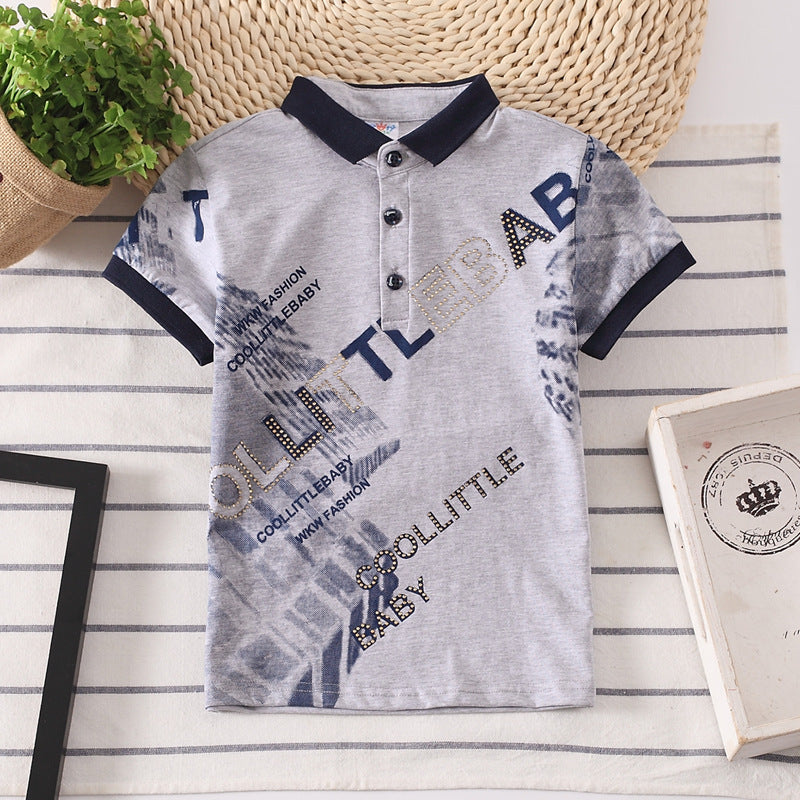 Kid's Shirts, Boys' Short Sleeve Tops