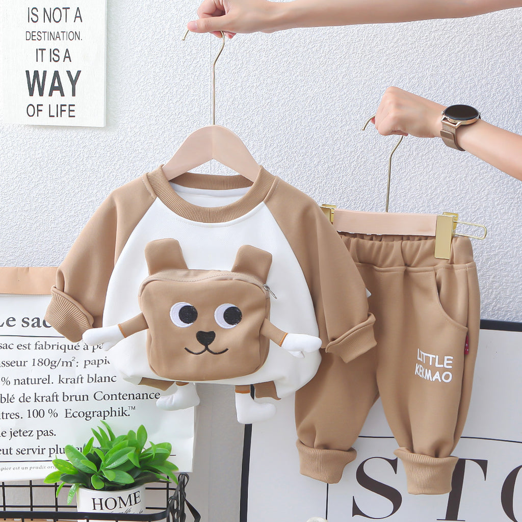 Baby/Toddler Boys' Autumn Western Style 2pc Set