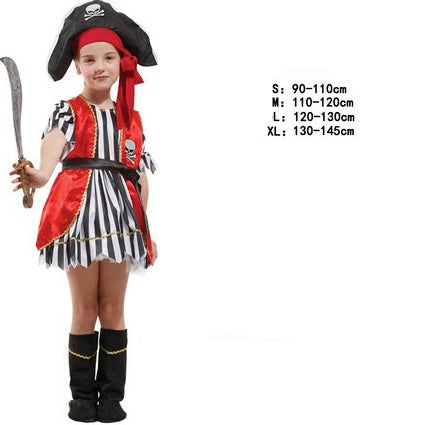 Halloween Children's Pirate Costumes, Theme Party Outfits