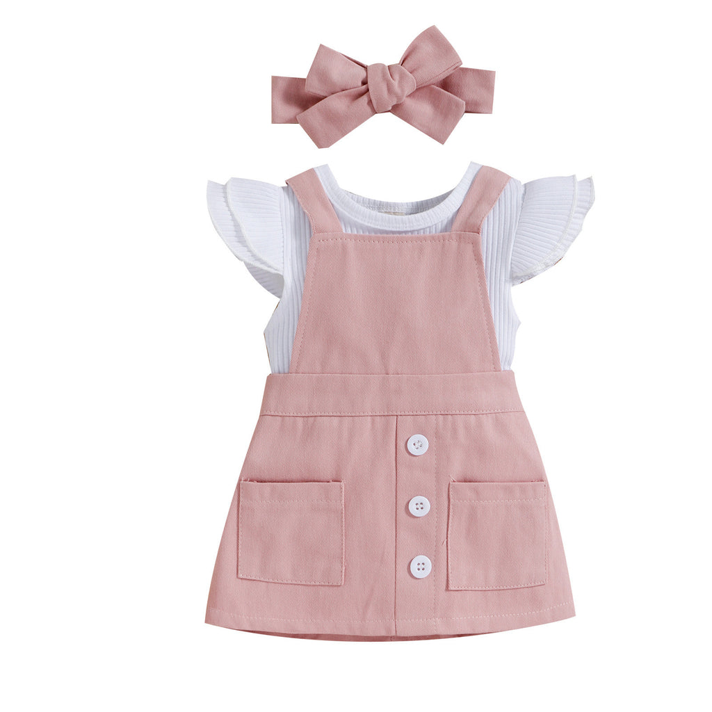 Baby/Toddler Girl 3pc Summer Outfits