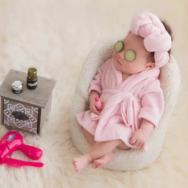 Newborn Bathrobe Photography Outfit