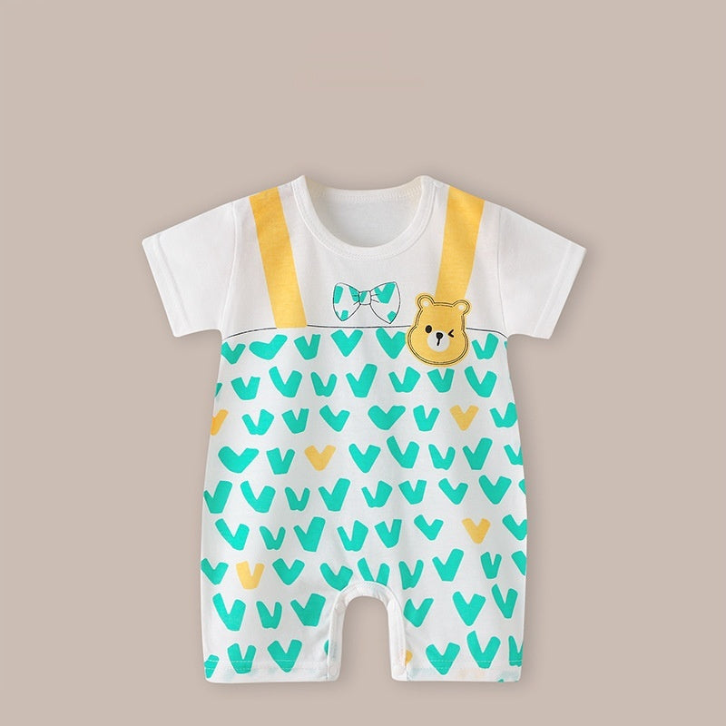 Baby Thin Short Sleeve Newborn Baby Child Jumpsuits Rompers