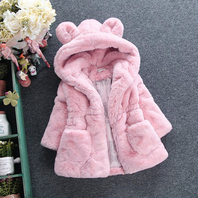Girl's Fur Coat