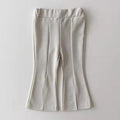 Infant Toddler Spring or Autumn Girls' Candy Colour Bell-bottom Pants